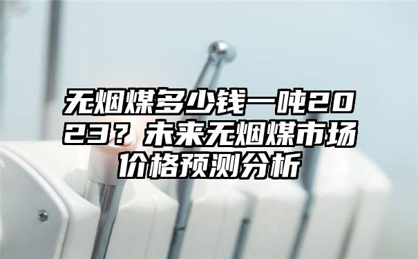 无烟煤多少钱一吨2023？未来无烟煤市场价格预测分析