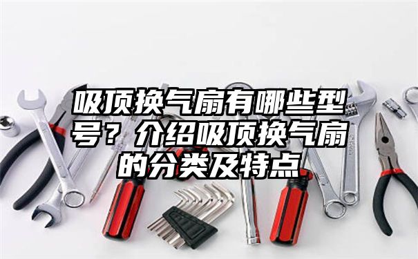 吸顶换气扇有哪些型号？介绍吸顶换气扇的分类及特点