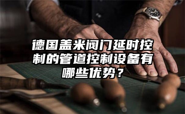 德国盖米阀门延时控制的管道控制设备有哪些优势？