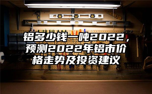 铝多少钱一吨2022，预测2022年铝市价格走势及投资建议