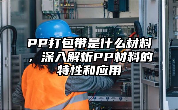 PP打包带是什么材料，深入解析PP材料的特性和应用