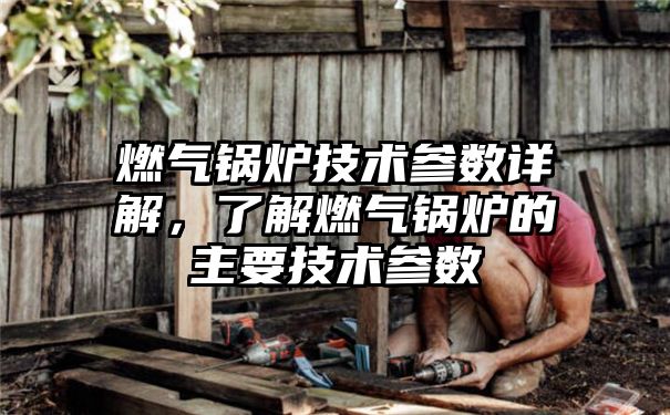 燃气锅炉技术参数详解，了解燃气锅炉的主要技术参数