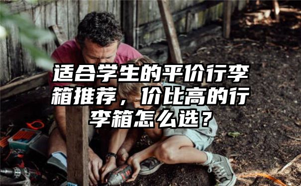 适合学生的平价行李箱推荐，价比高的行李箱怎么选？