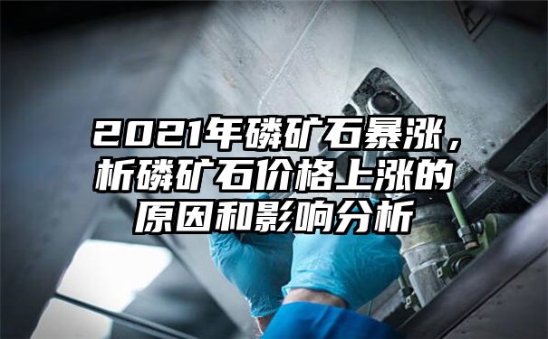 2021年磷矿石暴涨，析磷矿石价格上涨的原因和影响分析