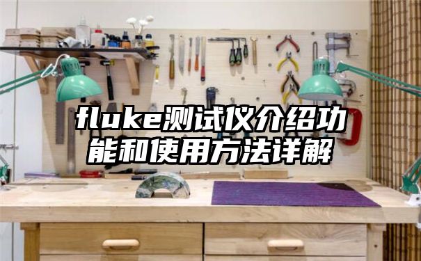 fluke测试仪介绍功能和使用方法详解