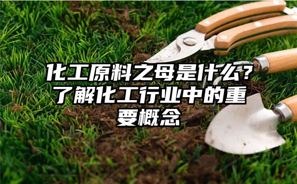 化工原料之母是什么？了解化工行业中的重要概念