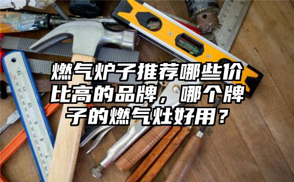 燃气炉子推荐哪些价比高的品牌，哪个牌子的燃气灶好用？