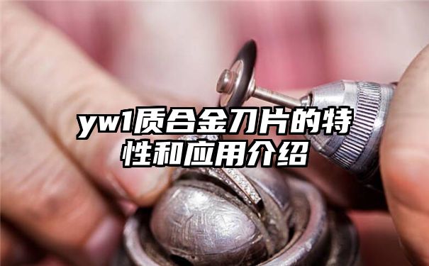 yw1质合金刀片的特性和应用介绍