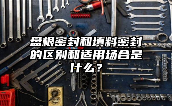 盘根密封和填料密封的区别和适用场合是什么？