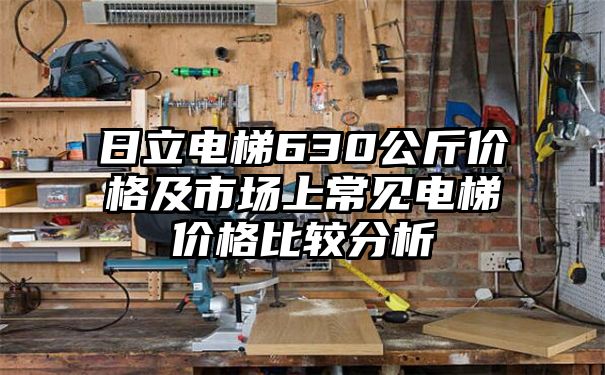 日立电梯630公斤价格及市场上常见电梯价格比较分析