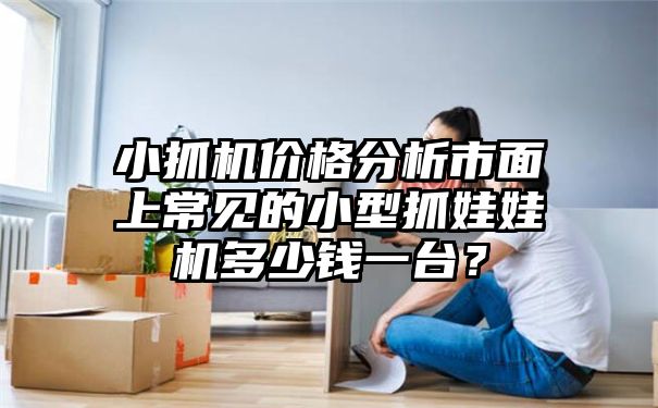 小抓机价格分析市面上常见的小型抓娃娃机多少钱一台？