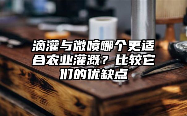 滴灌与微喷哪个更适合农业灌溉？比较它们的优缺点