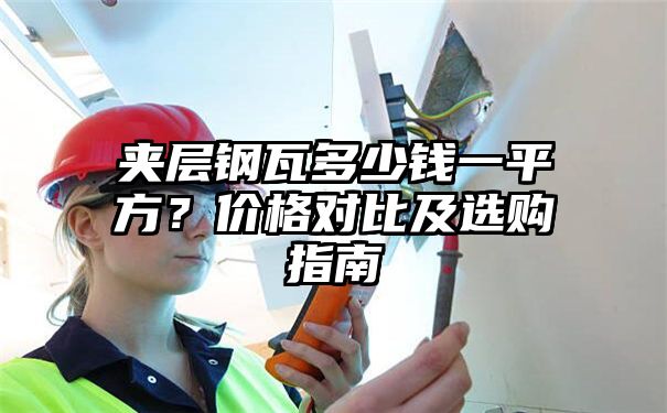 夹层钢瓦多少钱一平方？价格对比及选购指南