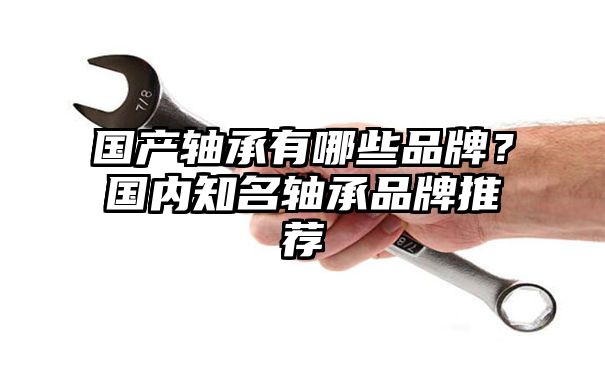 国产轴承有哪些品牌？国内知名轴承品牌推荐