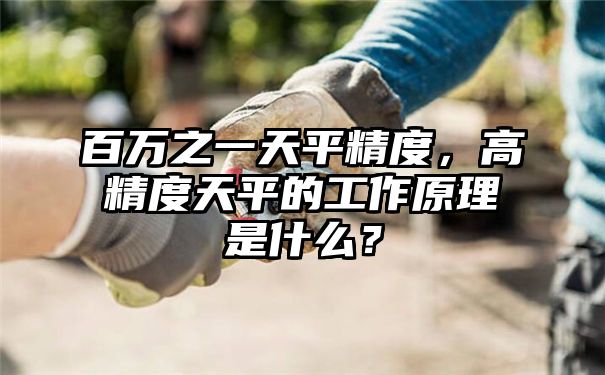 百万之一天平精度，高精度天平的工作原理是什么？