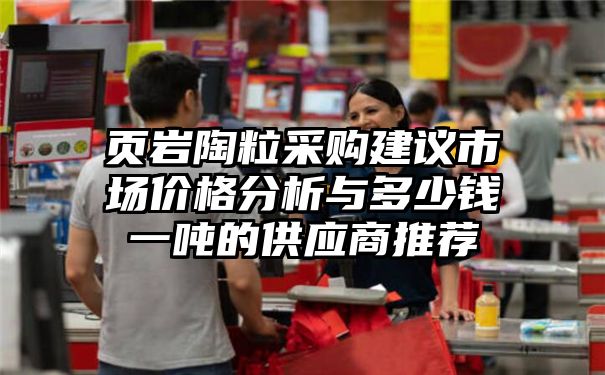 页岩陶粒采购建议市场价格分析与多少钱一吨的供应商推荐