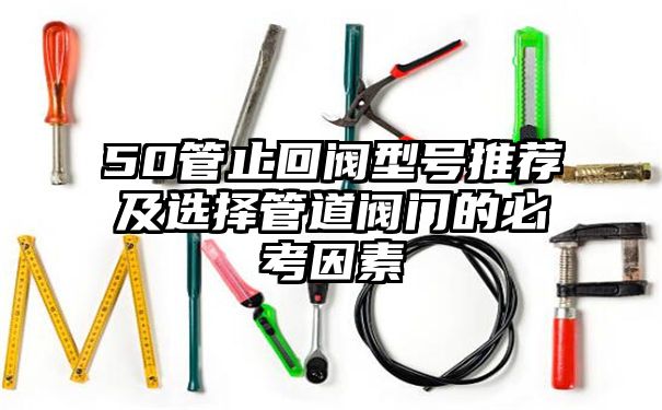 50管止回阀型号推荐及选择管道阀门的必考因素