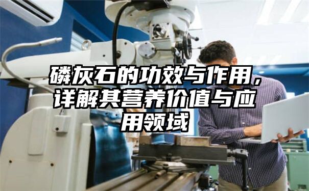 磷灰石的功效与作用，详解其营养价值与应用领域